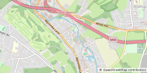 Map of High Wycombe