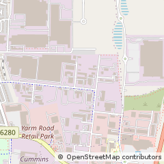 Map of Darlington