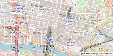 Map of Glasgow