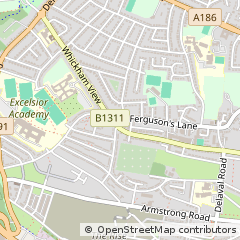 Map of Newcastle Upon Tyne