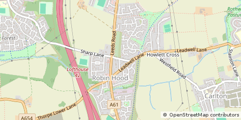 Map of Wakefield