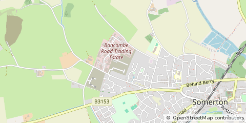 Map of Taunton, Somerset