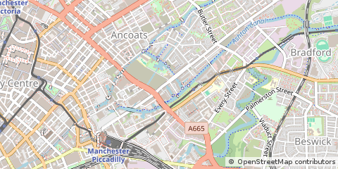 Map of Manchester