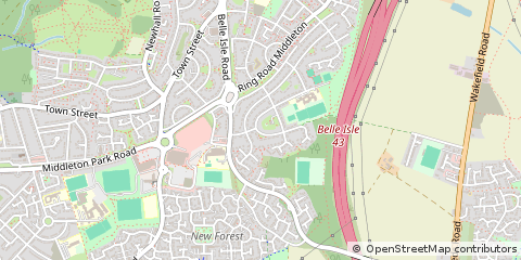 Map of Leeds