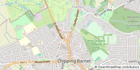 Map of Barnet