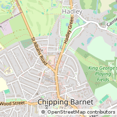 Map of Barnet