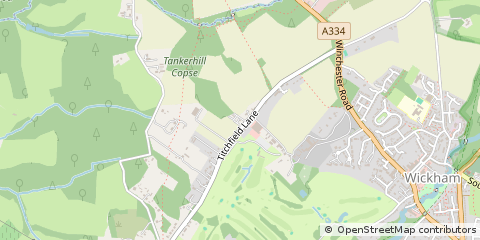 Map of Fareham, Hampshire
