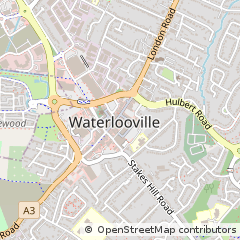 Map of Waterlooville, Hants