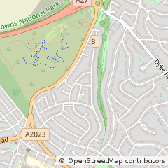 Map of Hove, East Sussex