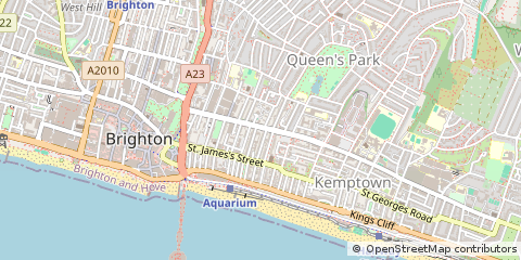 Map of Brighton, East Sussex