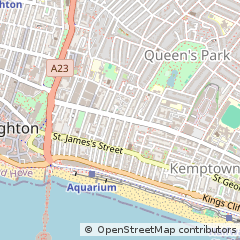 Map of Brighton, East Sussex