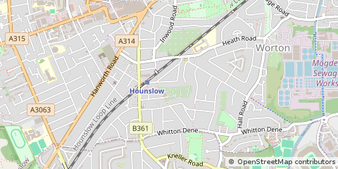 Map of Hounslow