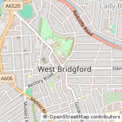 Map of Nottingham