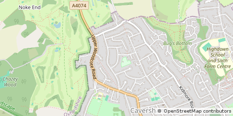 Map of Reading, Berks