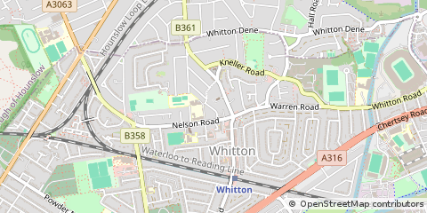 Map of Twickenham