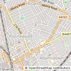 Map of Cardiff