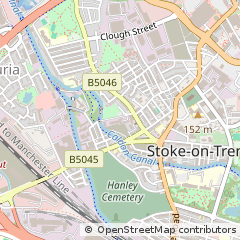 Map of Stoke-on-Trent