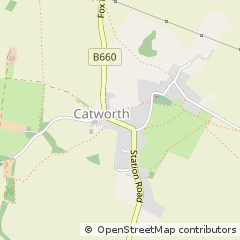 Map of Huntingdon, Cambridgeshire