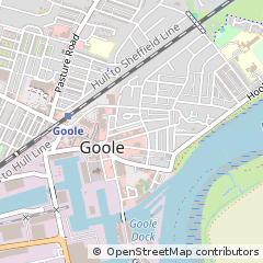 Map of Goole, East Yorkshire