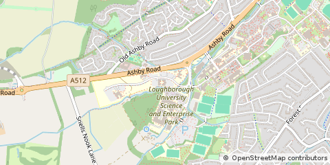 Map of Loughborough