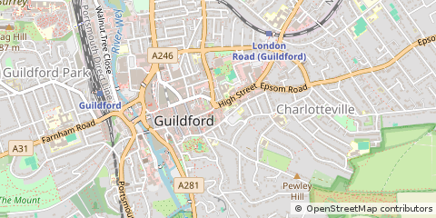 Map of Guildford