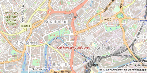 Map of Bristol