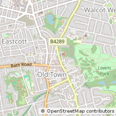 Map of Swindon, Wiltshire