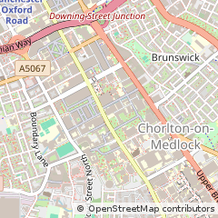 Map of Manchester, Greater Manchester