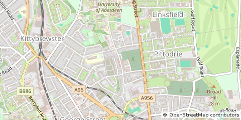 Map of Aberdeen