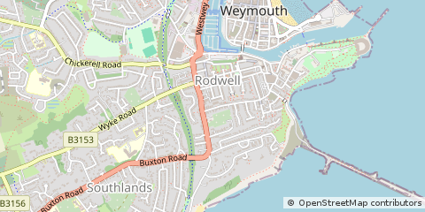 Map of Weymouth