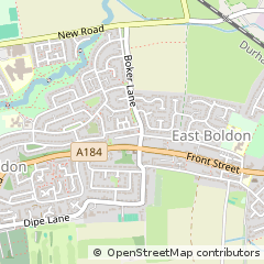 Map of East Boldon