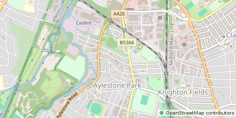 Map of Leicester, London