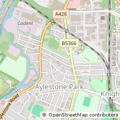 Map of Leicester, London