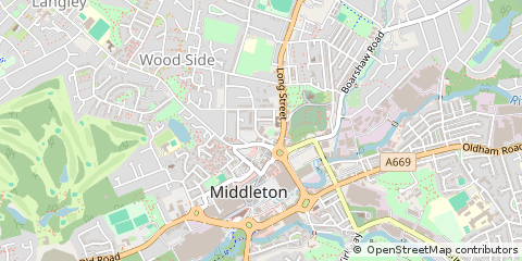 Map of Manchester