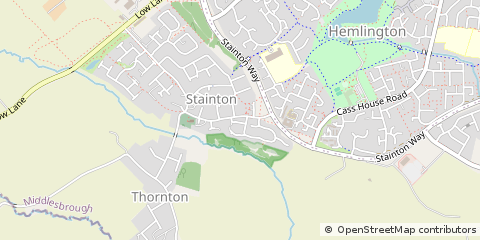 Map of Middlesbrough