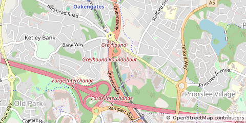 Map of Telford