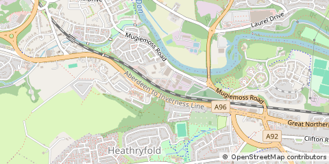 Map of Aberdeen