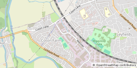 Map of Tamworth