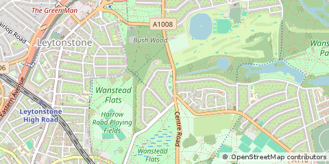 Map of Wanstead, London