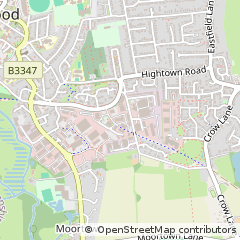 Map of Ringwood, Hampshire