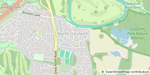 Map of Newcastle Upon Tyne