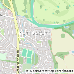 Map of Newcastle Upon Tyne