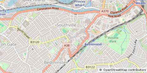 Map of Bristol