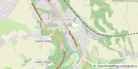 Map of Holmfirth, West Yorkshire