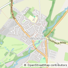 Map of Fareham, Hampshire