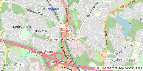 Map of Telford, Salop