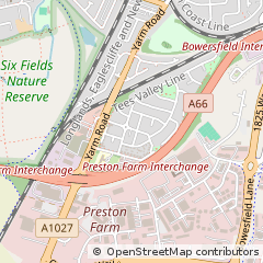 Map of Stockton-on-Tees