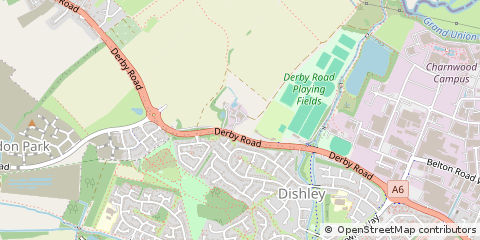 Map of Loughborough
