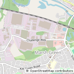 Map of Wigan, Lancs