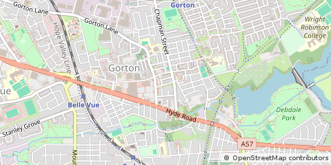 Map of Manchester